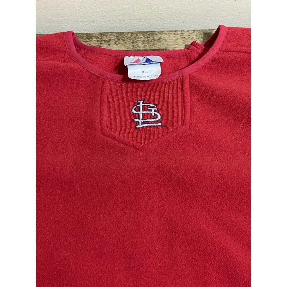 Majestic • St. Louis Cardinals LS Pullover | World Series 2004 | Men’s Size XL